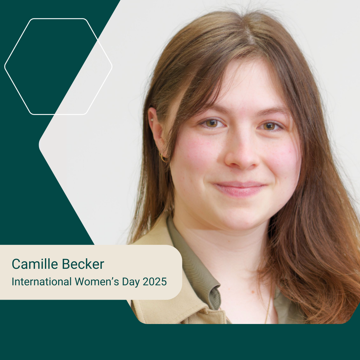 Camille sharing why she got into STEM